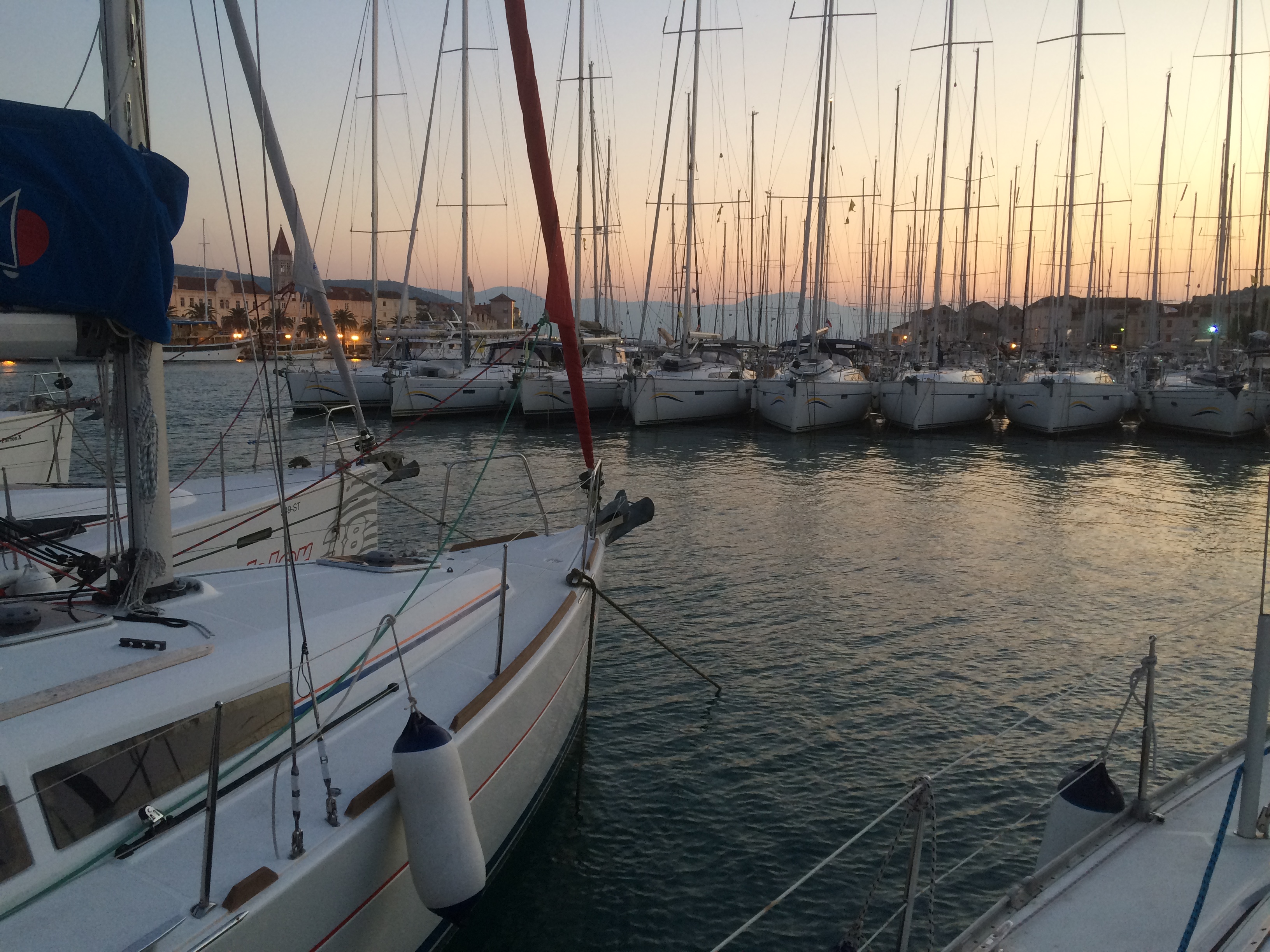 Sonnenuntergang in Kroatien